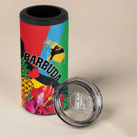 Personalised Barbuda 4 in 1 Can Cooler Tumbler Frigate Bird Tropical Style