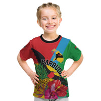 Personalised Barbuda Kid T Shirt Frigate Bird Tropical Style - Wonder Print Shop