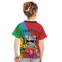 Personalised Barbuda Kid T Shirt Frigate Bird Tropical Style - Wonder Print Shop