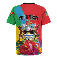 Personalised Barbuda Rugby Jersey Frigate Bird Tropical Style - Wonder Print Shop
