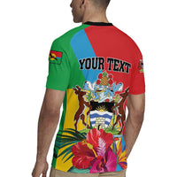 Personalised Barbuda Rugby Jersey Frigate Bird Tropical Style - Wonder Print Shop
