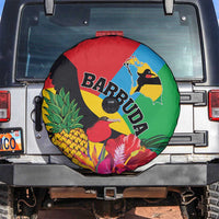 Barbuda Spare Tire Cover Frigate Bird Tropical Style - Wonder Print Shop