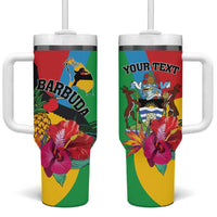 Personalised Barbuda Tumbler With Handle Frigate Bird Tropical Style - Wonder Print Shop