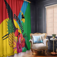 Barbuda Window Curtain Frigate Bird Tropical Style - Wonder Print Shop