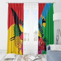 Barbuda Window Curtain Frigate Bird Tropical Style - Wonder Print Shop