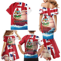 Personalised Bermuda Family Matching Mermaid Dress and Hawaiian Shirt Quo Fata Ferunt