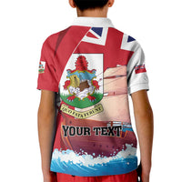 Personalised Bermuda Kid Polo Shirt Quo Fata Ferunt - Wonder Print Shop