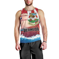 Personalised Bermuda Men Tank Top Quo Fata Ferunt - Wonder Print Shop