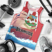 Personalised Bermuda Men Tank Top Quo Fata Ferunt - Wonder Print Shop