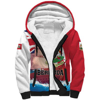 Personalised Bermuda Sherpa Hoodie Quo Fata Ferunt - Wonder Print Shop