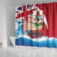 Bermuda Shower Curtain Quo Fata Ferunt - Wonder Print Shop