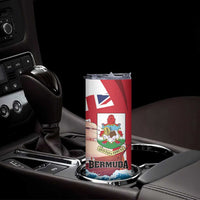 Personalised Bermuda Skinny Tumbler Quo Fata Ferunt - Wonder Print Shop
