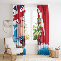 Bermuda Window Curtain Quo Fata Ferunt - Wonder Print Shop