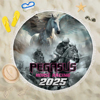Pegasus Horse Racing 2025 Beach Blanket Soar to Victory