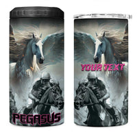 Personalized Pegasus Horse Racing 2025 4 in 1 Can Cooler Tumbler Soar to Victory