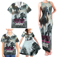 Personalized Pegasus Horse Racing 2025 Family Matching Tank Maxi Dress and Hawaiian Shirt Soar to Victory - Wonder Print Shop