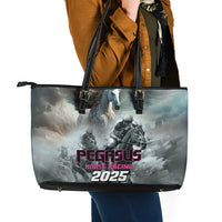Pegasus Horse Racing 2025 Leather Tote Bag Soar to Victory