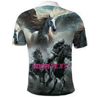 Personalized Pegasus Horse Racing 2025 Polo Shirt Soar to Victory - Wonder Print Shop