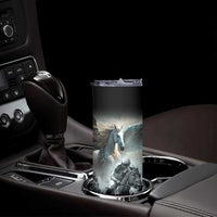 Personalized Pegasus Horse Racing 2025 Skinny Tumbler Soar to Victory - Wonder Print Shop