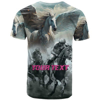 Personalized Pegasus Horse Racing 2025 T Shirt Soar to Victory - Wonder Print Shop