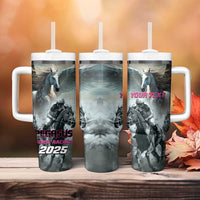 Personalized Pegasus Horse Racing 2025 Tumbler With Handle Soar to Victory - Wonder Print Shop