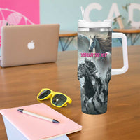 Personalized Pegasus Horse Racing 2025 Tumbler With Handle Soar to Victory - Wonder Print Shop