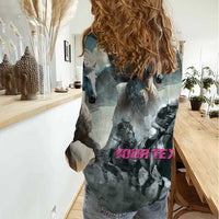 Personalized Pegasus Horse Racing 2025 Women Casual Shirt Soar to Victory - Wonder Print Shop