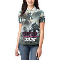 Personalized Pegasus Horse Racing 2025 Women Polo Shirt Soar to Victory - Wonder Print Shop