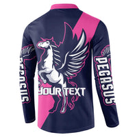 Personalized Pegasus Horse Racing 2025 Button Sweatshirt Where Champions Rise