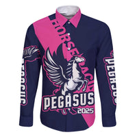 Personalized Pegasus Horse Racing 2025 Family Matching Off Shoulder Short Dress and Hawaiian Shirt Where Champions Rise - Wonder Print Shop