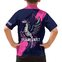 Personalized Pegasus Horse Racing 2025 Family Matching Summer Maxi Dress and Hawaiian Shirt Where Champions Rise - Wonder Print Shop