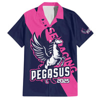 Personalized Pegasus Horse Racing 2025 Family Matching Summer Maxi Dress and Hawaiian Shirt Where Champions Rise - Wonder Print Shop