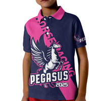Personalized Pegasus Horse Racing 2025 Kid Polo Shirt Where Champions Rise - Wonder Print Shop