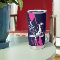 Personalized Pegasus Horse Racing 2025 Tumbler Cup Where Champions Rise - Wonder Print Shop