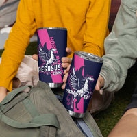 Personalized Pegasus Horse Racing 2025 Tumbler Cup Where Champions Rise - Wonder Print Shop