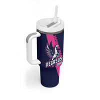 Personalized Pegasus Horse Racing 2025 Tumbler With Handle Where Champions Rise - Wonder Print Shop