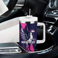 Personalized Pegasus Horse Racing 2025 Tumbler With Handle Where Champions Rise - Wonder Print Shop