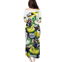 Jamaica Family Matching Puletasi and Hawaiian Shirt Proud to be Lightning Bolt - Wonder Print Shop