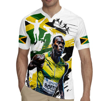 Jamaica Rugby Jersey Proud to be Lightning Bolt - Wonder Print Shop