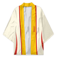 Custom Spain National Football Kimono Pinstripe Flag with Royal Crest