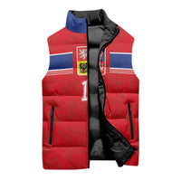 Custom Czech Football Sleeveless Puffer Jacket Glory 2026 Sporty Style