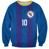 Custom Bosnia and Herzegovina Football Sweatshirt Zmajevi Glory 2026