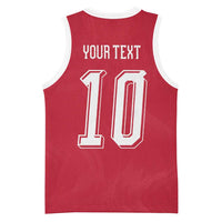 Custom Switzerland National Football Basketball Jersey Abstract Topographic Wave Pattern