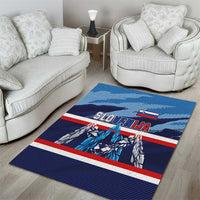 Slovenia Sport Fan Jersey Area Rug Broken Ice Style Patterns - Wonder Print Shop