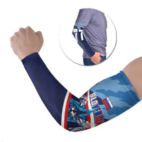 Slovenia Sport Fan Jersey Arm Sleeves Broken Ice Style Patterns - Wonder Print Shop
