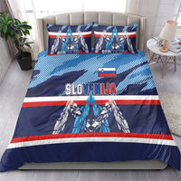 Slovenia Sport Fan Jersey Bedding Set Broken Ice Style Patterns - Wonder Print Shop