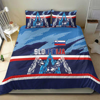 Slovenia Sport Fan Jersey Bedding Set Broken Ice Style Patterns - Wonder Print Shop