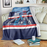 Slovenia Sport Fan Jersey Blanket Broken Ice Style Patterns - Wonder Print Shop