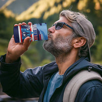 Custom Slovenia Sport Fan Jersey 4 in 1 Can Cooler Tumbler Broken Ice Style Patterns - Wonder Print Shop