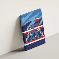 Slovenia Sport Fan Jersey Canvas Wall Art Broken Ice Style Patterns - Wonder Print Shop